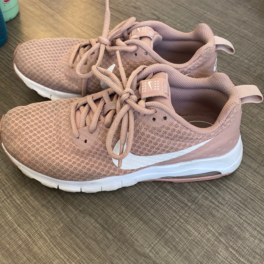 Pink Nike Athletic Shoes